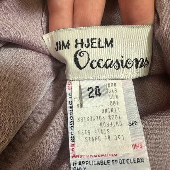 Lavender Strapless Bridesmaid Gown- Size 24- NWT - Picture 6 of 8